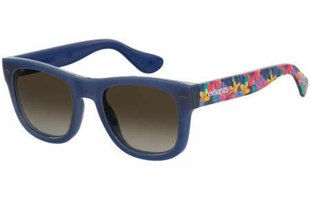 Gafas de Sol - Havaianas - PARATY/M - S6F (HA) BLUE PATTERNED // BROWN GRADIENT