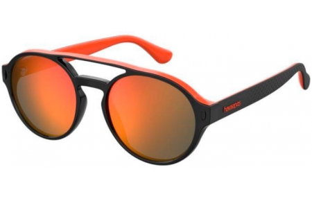 Gafas de Sol - Havaianas - SANCHO - 8LZ (UW) BLACK ORANGE // ORANGE MIRROR