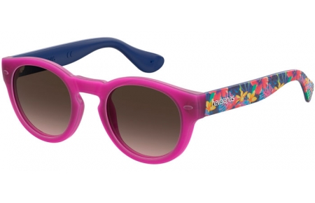 Gafas de Sol - Havaianas - TRANCOSO/M - SDH (HA) FUCHSIA PATTERNED // BROWN GRADIENT