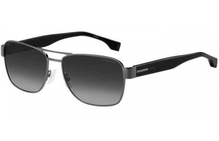 Gafas de Sol - BOSS Hugo Boss - BOSS 1441/S - ANS (WJ) BLACK DARK RUTHENIUM // GREY GRADIENT POLARIZED