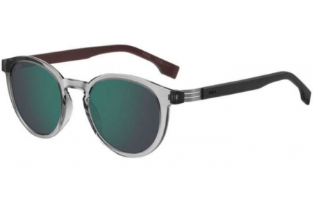 Gafas de Sol - BOSS Hugo Boss - BOSS 1575/S - 7QY (MT) GREY BURGUNDY // GREEN MIRROR