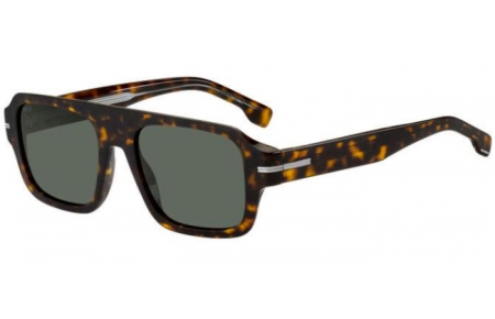 Gafas de Sol - BOSS Hugo Boss - BOSS 1595/S - 086 (O7) HAVANA // GREEN LIGHT GREEN ANTIREFLECTION