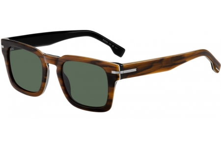 Gafas de Sol - BOSS Hugo Boss - BOSS 1625/S - 8AS (QT) STRIPED BROWN BLACK // GREEN