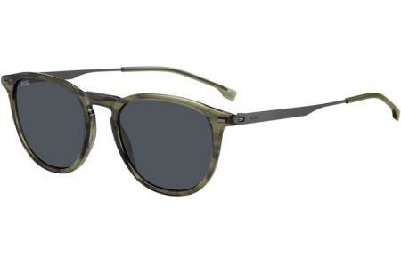 Gafas de Sol - BOSS Hugo Boss - BOSS 1639/S - XYG (IR) RUTHENIUM GREEN HORN // GREY BLUE