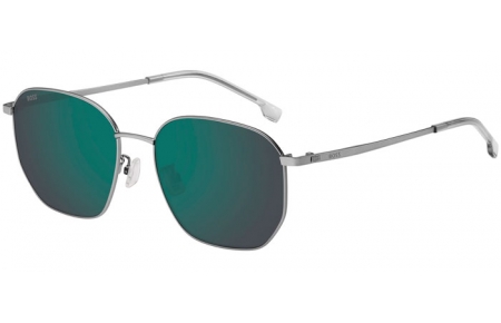 Lunettes de soleil - BOSS Hugo Boss - BOSS 1673/F/SK - R81 (MT) MATTE RUTHENIUM // GREEN MIRROR