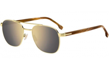 Gafas de Sol - BOSS Hugo Boss - BOSS 1723/S - T5U (JO) GOLD BROWN HORN // GREY BRONZE MIRROR