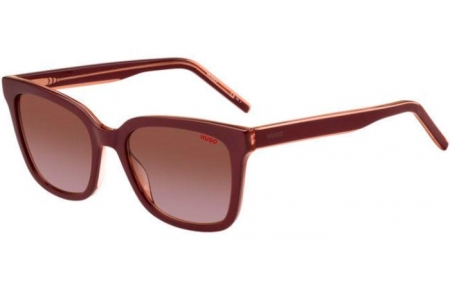 Gafas de Sol - HUGO Hugo Boss - HG 1248/S - 0T5 (N4) BURGUNDY PINK // BROWN GRADIENT BRICK