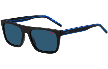 Sunglasses - HUGO Hugo Boss - HG 1297/S - D51 (KU) BLACK BLUE // BLUE GREY