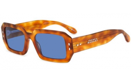 Gafas de Sol - Isabel Marant - IM 0144/S - WR9 (KU) BROWN HAVANA // BLUE GREY