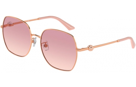 Gafas de Sol - Jimmy Choo - JC4008HD - 300868  ROSE GOLD // BROWN GRADIENT PINK