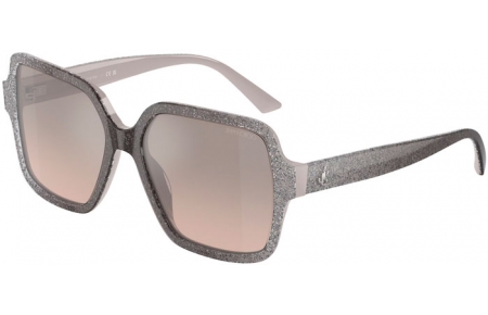 Gafas de Sol - Jimmy Choo - JC5005 - 50426I  SAND GRADIENT GLITTER // BROWN GRADIENT GREY MIRROR