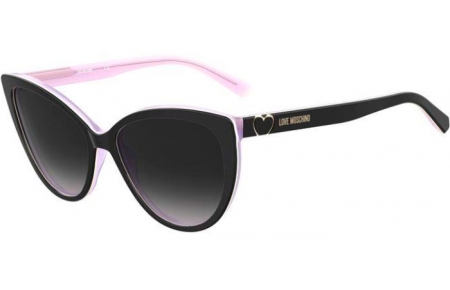 Sunglasses - Love Moschino - MOL043/S - 807 (9O) BLACK // DARK GREY GRADIENT