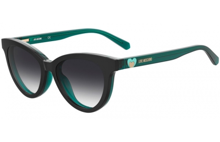 Gafas de Sol - Love Moschino - MOL051/CS - ETJ (9O) BLACK TEAL // DARK GREY GRADIENT