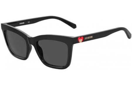 Sunglasses - Love Moschino - MOL057/S - 807 (IR) BLACK // GREY