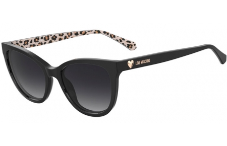 Gafas de Sol - Love Moschino - MOL072/S - 7RM (9O) PATTERNED BLACK // DARK GREY GRADIENT