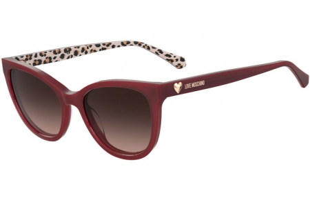 Gafas de Sol - Love Moschino - MOL072/S - WGX (HA) PATTERNED RED // BROWN GRADIENT