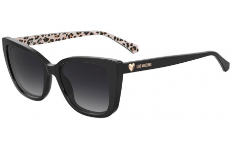 Gafas de Sol - Love Moschino - MOL073/S - 7RM (9O) PATTERNED BLACK // DARK GREY GRADIENT