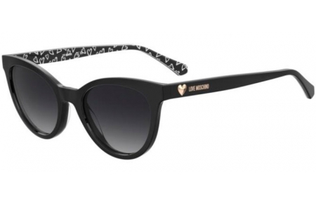 Gafas de Sol - Love Moschino - MOL079/S - INA (9O) BLACK PATTERNED BLACK // DARK GREY GRADIENT