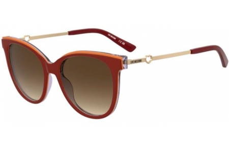 Gafas de Sol - Love Moschino - MOL085/S - 95E (HA) RED MULTICOLOR // BROWN GRADIENT