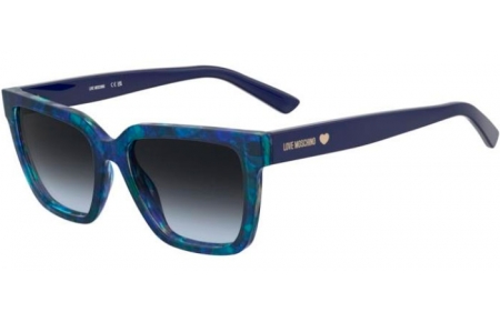 Gafas de Sol - Love Moschino - MOL087/S - PJP (9O) BLUE // DARK GREY GRADIENT