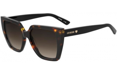 Gafas de Sol - Love Moschino - MOL088/S - 086 (HA) HAVANA // BROWN GRADIENT