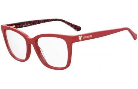 Monturas - Love Moschino - MOL638 - 0HZ RED PATTERNED BLACK