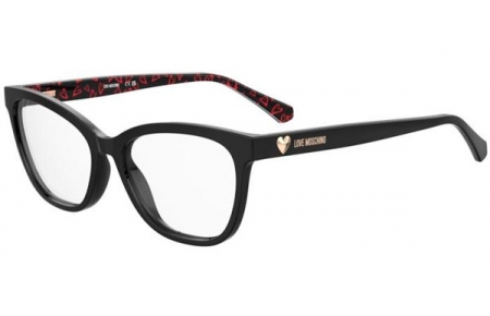 Monturas - Love Moschino - MOL639 - INA BLACK PATTERNED BLACK