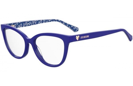 Monturas - Love Moschino - MOL640 - S6F BLUE PATTERNED