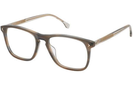 Lunettes de vue - Lozza - VL4332 - 0VBQ  TRANSPARENT STRIPED BROWN