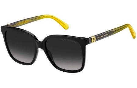 Gafas de Sol - Marc Jacobs - MARC 582/S - 71C (9O) BLACK YELLOW // DARK GREY GRADIENT