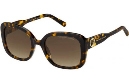 Gafas de Sol - Marc Jacobs - MARC 625/S - 086 (HA) DARK HAVANA // BROWN GRADIENT