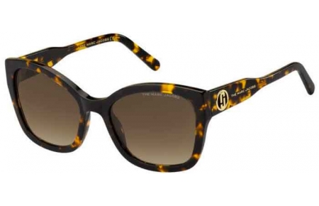 Gafas de Sol - Marc Jacobs - MARC 626/S - 086 (HA) DARK HAVANA // BROWN GRADIENT