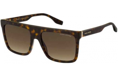 Gafas de Sol - Marc Jacobs - MARC 639/S - 086 (HA) DARK HAVANA // BROWN GRADIENT