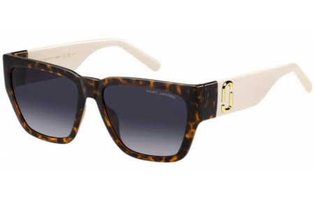 Gafas de Sol - Marc Jacobs - MARC 646/S - XLT (9O) HAVANA BEIGE // DARK GREY GRADIENT