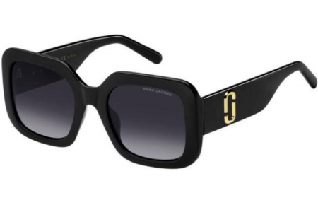 Gafas de Sol - Marc Jacobs - MARC 647/S - 08A (WJ) BLACK GREY // GREY GRADIENT POLARIZED