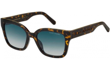 Gafas de Sol - Marc Jacobs - MARC 658/S - 086 (08) DARK HAVANA // DARK BLUE GRADIENT