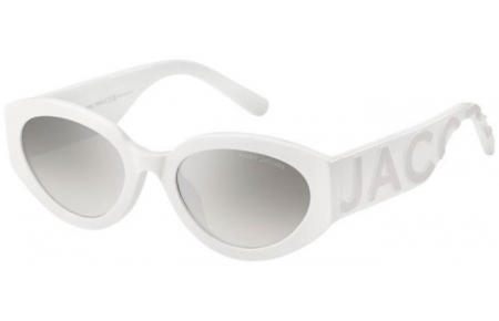 Gafas de Sol - Marc Jacobs - MARC 694/G/S - HYM (IC) WHITE GREY // GREY MIRROR SILVER