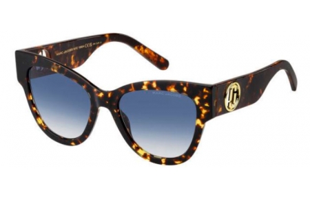 Gafas de Sol - Marc Jacobs - MARC 697/S - 086 (08) HAVANA // DARK BLUE GRADIENT