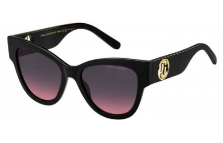 Gafas de Sol - Marc Jacobs - MARC 697/S - 807 (FF) BLACK // GREY GRADIENT FUCHSIA