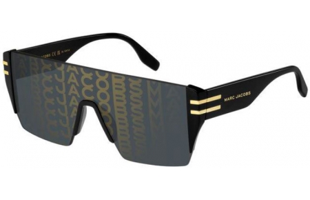 Gafas de Sol - Marc Jacobs - MARC 712/S - NZU (7Y) GOLD PATTERNED BLACK // GOLD DECORED