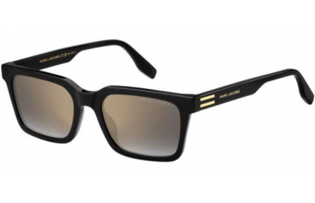 Gafas de Sol - Marc Jacobs - MARC 719/S - 807 (FQ) BLACK // GREY GRADIENT MIRROR GOLD