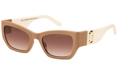 Gafas de Sol - Marc Jacobs - MARC 723/S - 10A (HA) BEIGE // BROWN GRADIENT