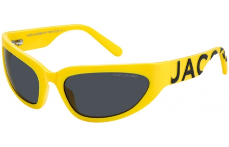 Gafas de Sol - Marc Jacobs - MARC 738/S - 4CW (IR) YELLOW BLACK // GREY