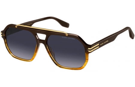 Gafas de Sol - Marc Jacobs - MARC 753/S - EX4 (9O) BROWN HORN // DARK GREY GRADIENT