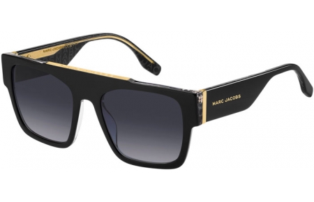 Gafas de Sol - Marc Jacobs - MARC 757/S - 1EI (9O) BLACK PATTERNED GREY // DARK GREY GRADIENT