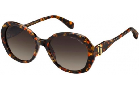 Gafas de Sol - Marc Jacobs - MARC 763/S - 0UC (HA) RED HAVANA // BROWN GRADIENT