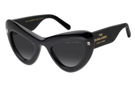 Gafas de Sol - Marc Jacobs - MARC 798/S - MNG (9O) CRYSTAL BLACK // DARK GREY GRADIENT