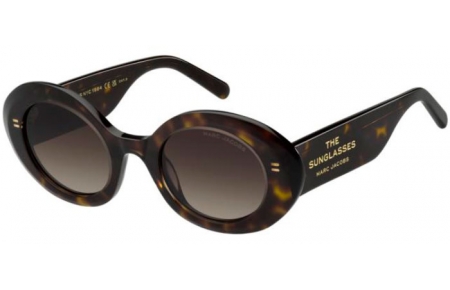 Gafas de Sol - Marc Jacobs - MARC 799/S - AIO (HA) CRYSTAL HAVANA // BROWN GRADIENT