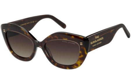 Gafas de Sol - Marc Jacobs - MARC 800/S - AIO (HA) CRYSTAL HAVANA // BROWN GRADIENT