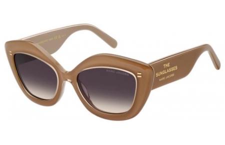 Gafas de Sol - Marc Jacobs - MARC 800/S - DLN (3X) NUDE BEIGE // PINK GRADIENT